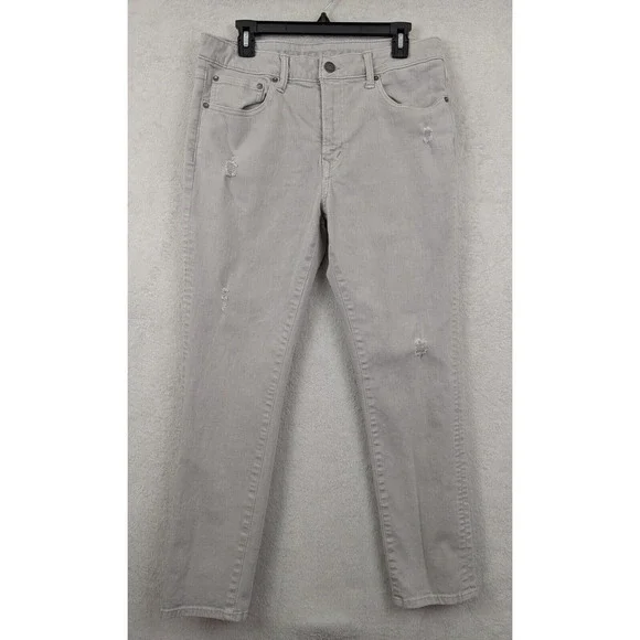 American Eagle sz 34/30 Slim Straight Skinny Jeans distressed stretchy 1243 - Picture 1 of 7